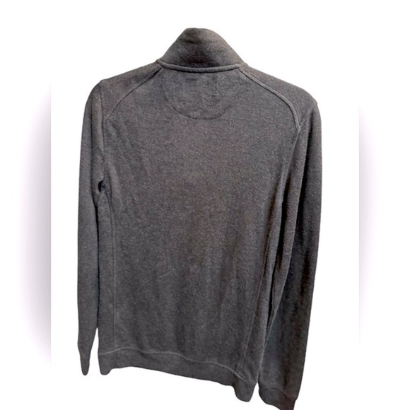 TED BAKER LONDON Valerio Wool Men’s Dark Gray Quarter Zip Jacket Coat Size SM - Picture 5 of 16